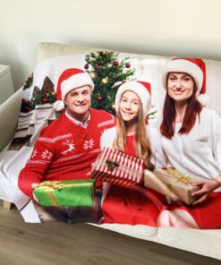 Yksikerroksinen fleece peitto 140x105