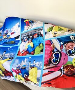 Yksikerroksinen fleece peitto 200x150